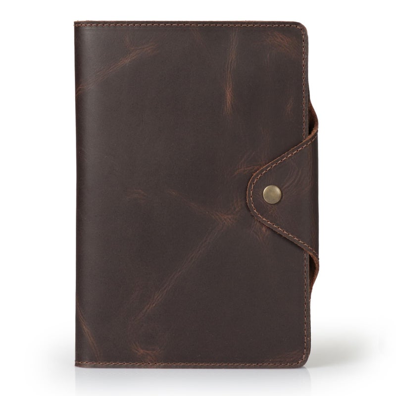 Londo Genuine Leather Portfolio â€“ Padfolio with Notepad & Snap Closure for Business, Office & Travel - Image 4